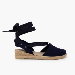 Menina Pisamonas Alpercatas Cunha E Fitas Pique