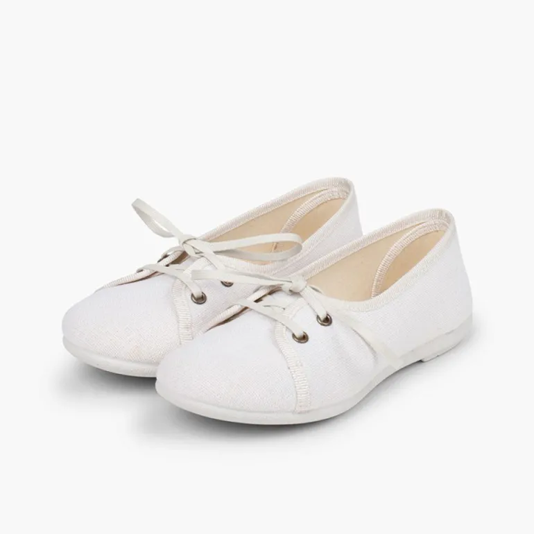Menina Pisamonas Blucher Menina Linho Decotado