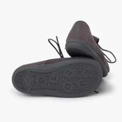 Menina Pisamonas Bluchers Camurca Lingueta Franjas