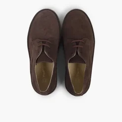 Menino Pisamonas Bluchers Camurca Lisos Sapatos De Festa Menino
