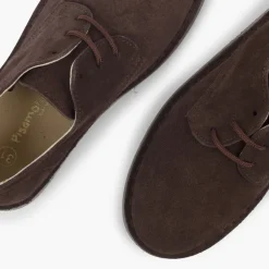 Menino Pisamonas Bluchers Camurca Lisos Sapatos De Festa Menino
