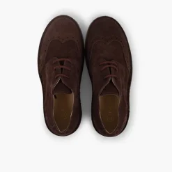 Menino Pisamonas Bluchers Camurca Picotados Para Festa Menino
