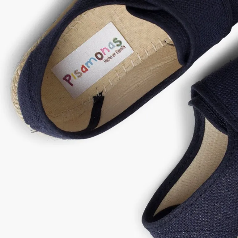 Menino Pisamonas Bluchers Linho Fecho Tiras Aderentes