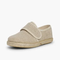 Menino Pisamonas Bluchers Linho Fecho Tiras Aderentes