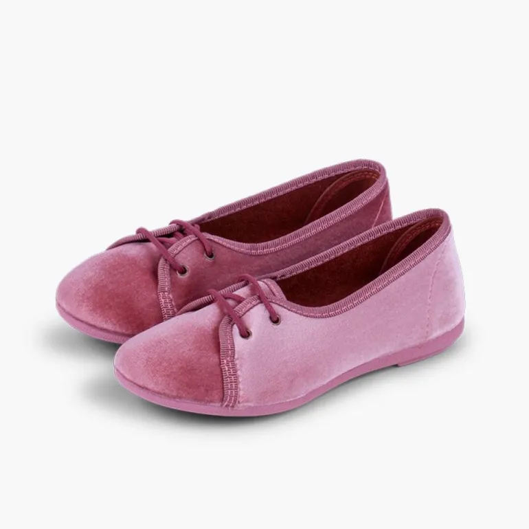 Menina Pisamonas Bluchers Menina Veludo Decotados