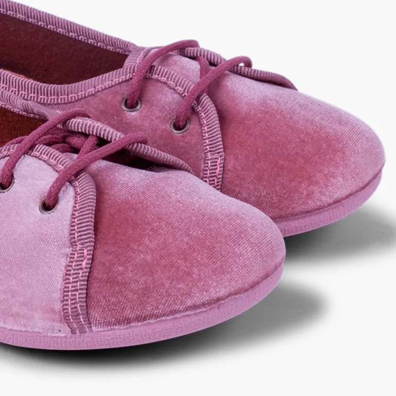 Menina Pisamonas Bluchers Menina Veludo Decotados