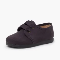 Menina Pisamonas Bluchers Tipo Camurca Atacador Gorgorao