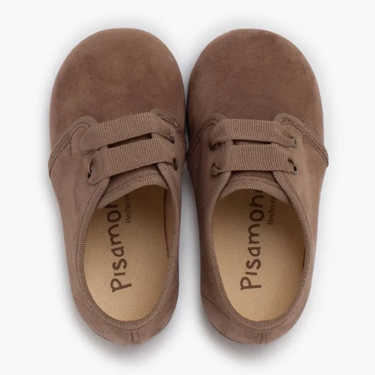 Menina Pisamonas Bluchers Tipo Camurca Atacador Gorgorao
