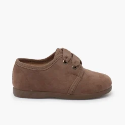 Menina Pisamonas Bluchers Tipo Camurca Atacador Gorgorao