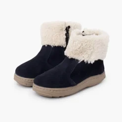 Menino Pisamonas Bota Sola Sport Fecho-Eclair E Pelo