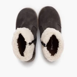 Menino Pisamonas Bota Sola Sport Fecho-Eclair E Pelo