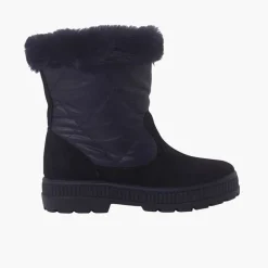 Menina Pisamonas Botas Acolchoadas Rebordo Pelinho