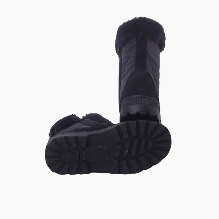 Menina Pisamonas Botas Acolchoadas Rebordo Pelinho