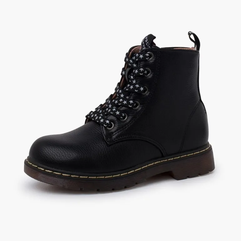 Menina Pisamonas Botas Atacadores Estrelinhas Garvalin