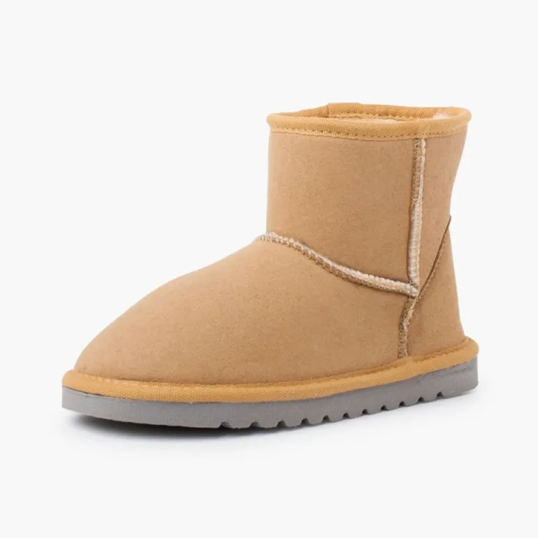 Menino Pisamonas Botas Baixas Tipo Australianas Mulher E Criancas