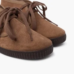 Menino Pisamonas Botas Bordado Etnico Palmilha Termica
