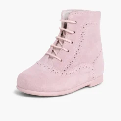 Menino Pisamonas Botas Camurca Atacadores