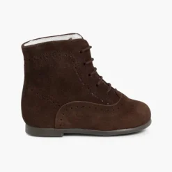 Menino Pisamonas Botas Camurca Atacadores