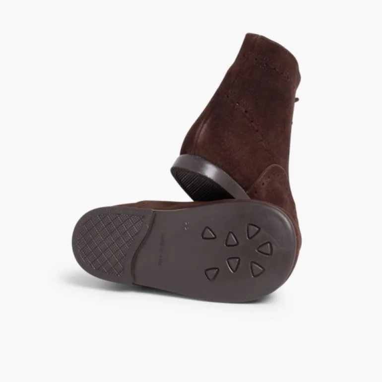 Menino Pisamonas Botas Camurca Atacadores