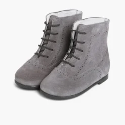 Menino Pisamonas Botas Camurca Atacadores