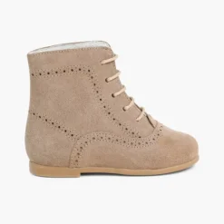 Menino Pisamonas Botas Camurca Atacadores