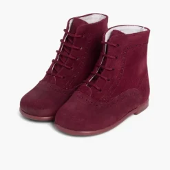 Menino Pisamonas Botas Camurca Atacadores