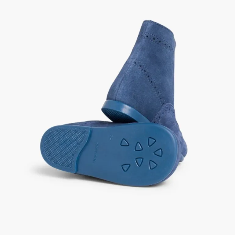 Menino Pisamonas Botas Camurca Atacadores