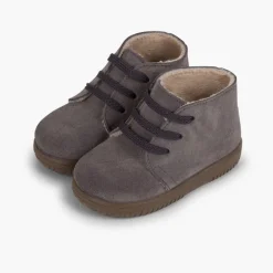 Menina Pisamonas Botas Camurca Criancas Atacadores Intercambiaveis