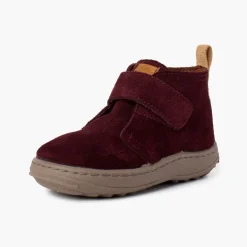 Menino Pisamonas Botas Camurca Criancas Sola Sport Tira Aderente