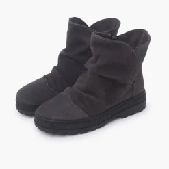 Menina Pisamonas Botas Camurca Efeito Enrugado