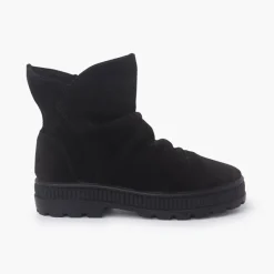 Menina Pisamonas Botas Camurca Efeito Enrugado