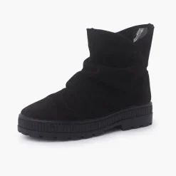 Menina Pisamonas Botas Camurca Efeito Enrugado