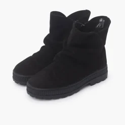 Menina Pisamonas Botas Camurca Efeito Enrugado