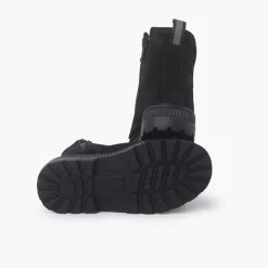 Menina Pisamonas Botas Camurca Estilo Militar Criancas