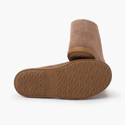 Menina Pisamonas Botas Camurca Estilo Safari Contraste