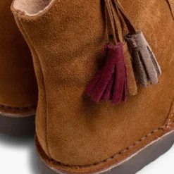 Menina Pisamonas Botas Com Berloques E Fecho-Eclair