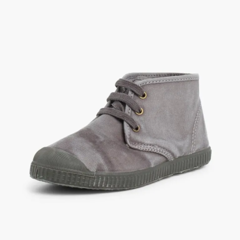 Menina Pisamonas Botas Crianca Com Atacadores Inverno