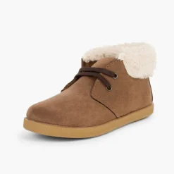 Menino Pisamonas Botas Crianca Rebordo Tipo Pelo