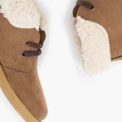 Menino Pisamonas Botas Crianca Rebordo Tipo Pelo