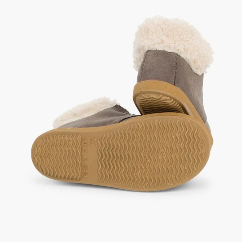 Menino Pisamonas Botas Crianca Rebordo Tipo Pelo