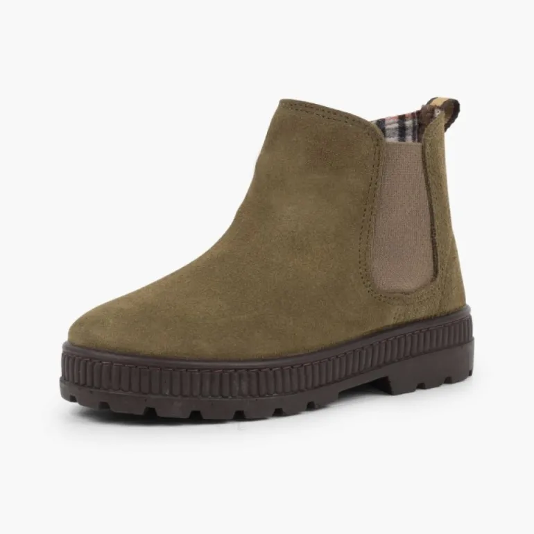 Menina Pisamonas Botas Crianca Sola Track Com Elastico