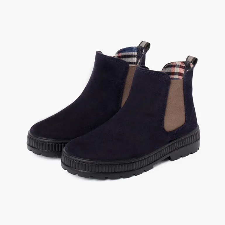 Menina Pisamonas Botas Crianca Sola Track Com Elastico