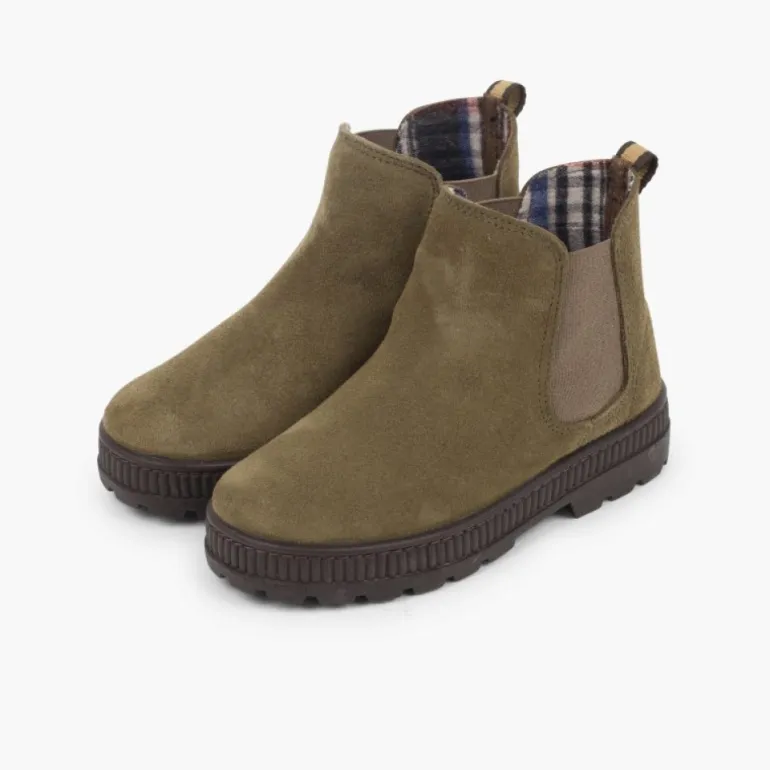 Menina Pisamonas Botas Crianca Sola Track Com Elastico