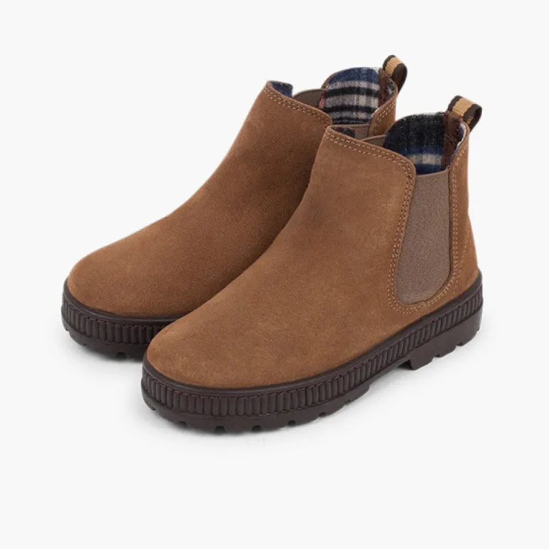 Menina Pisamonas Botas Crianca Sola Track Com Elastico