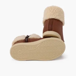 Menina Pisamonas Botas Cuero Vegano Cremallera