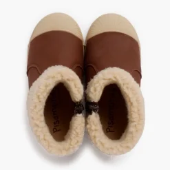 Menina Pisamonas Botas Cuero Vegano Cremallera