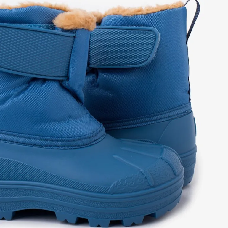 Menina Pisamonas Botas De Neve Forro Felpudo Fecho Aderente
