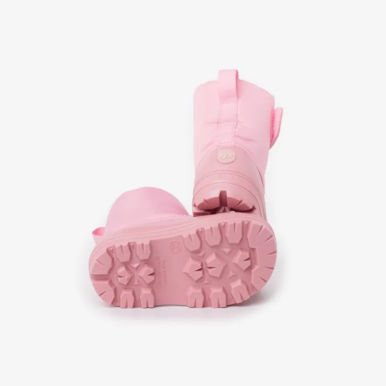 Menina Pisamonas Botas De Neve Forro Felpudo Fecho Aderente