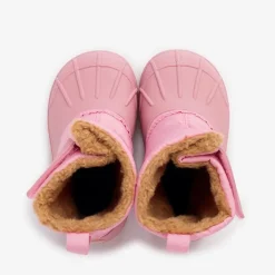Menina Pisamonas Botas De Neve Forro Felpudo Fecho Aderente