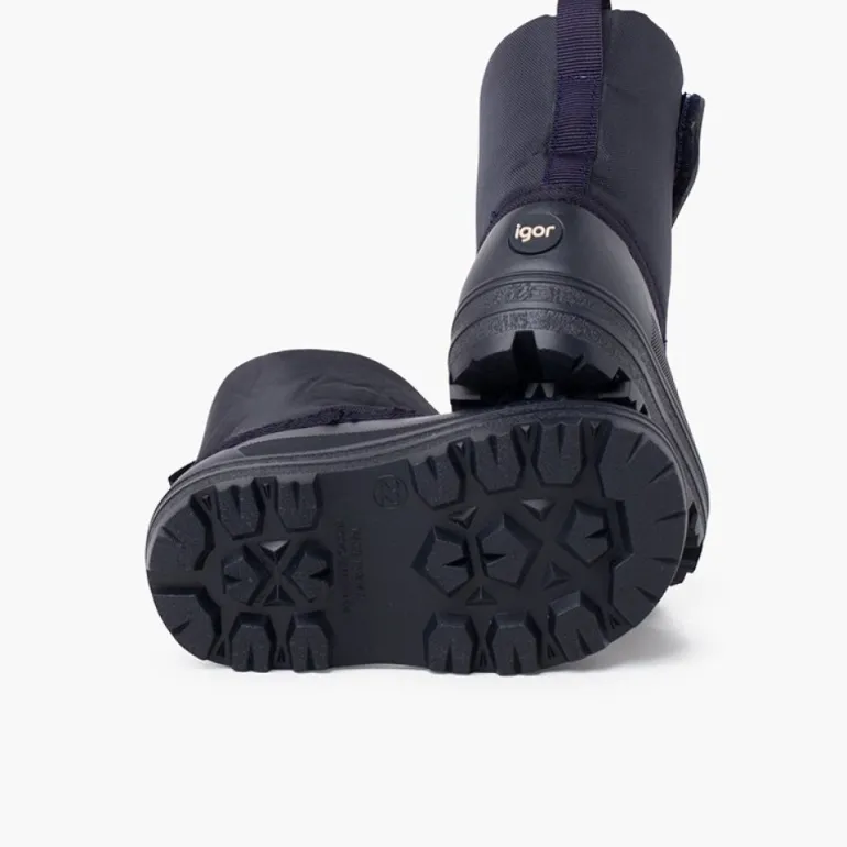 Menina Pisamonas Botas De Neve Forro Felpudo Fecho Aderente